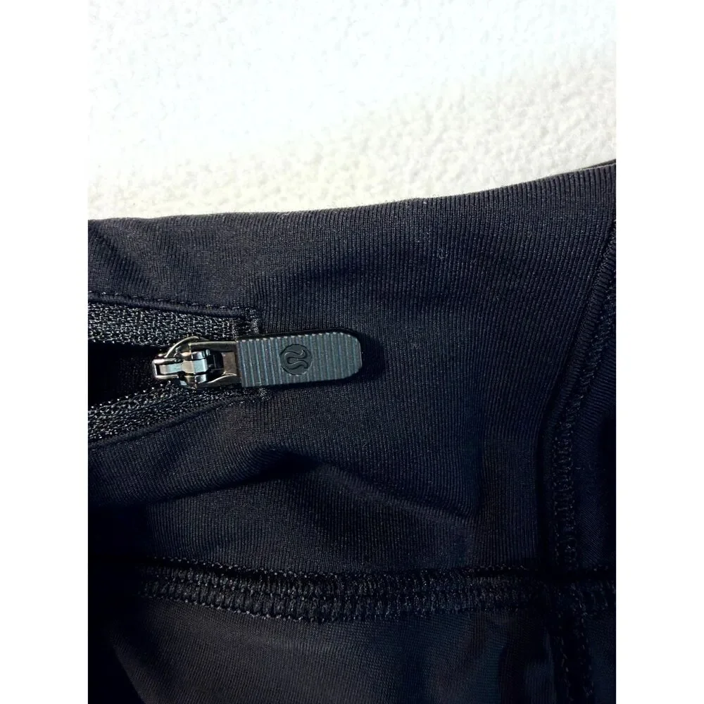 Lululemon Women’s Size 4 Black Running Skort Built-In Shorts Pockets